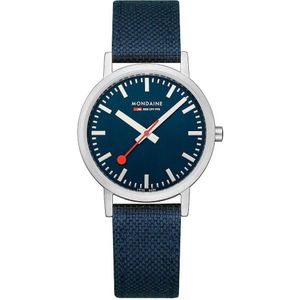 Mondaine Classic 36 Mm Watch Zwart