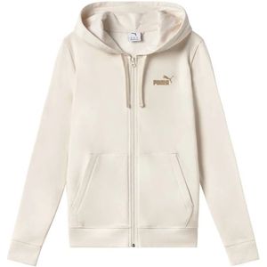 Puma Essentials+ Textured Foil Sweatshirt Met Rits