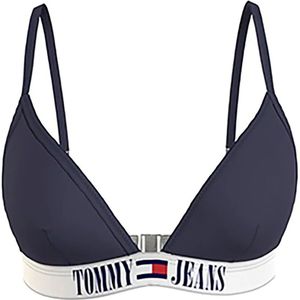 Tommy Hilfiger Voorgevormde Triangel Bikinitop Donkerblauw
