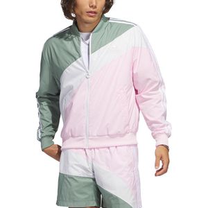Adidas Originals Swirl Woven Tt Jacket Groen,Roze S Man