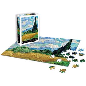 Sentos Champ De Blé Avec Cyprès Vincent Van Gogh 1000 Pieces Puzzle Veelkleurig