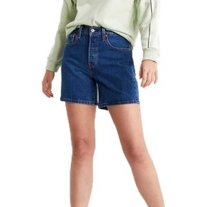 Levi´s ® 501 Mid Thigh Denim Shorts Blauw 24 Vrouw