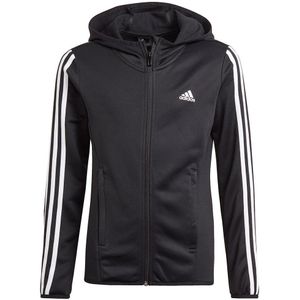 Adidas Designed To Move 3 Stripes-track Suit Zwart 7-8 Years