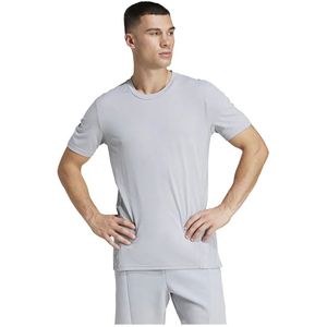 adidas - Training T-Shirt - Zwart - Katoen - Slanke Pasvorm