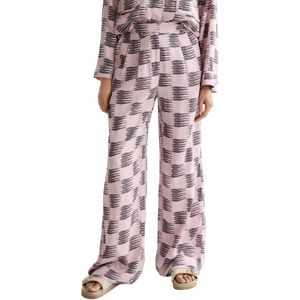 Scotch & Soda Eleni Wide Leg Pyjamas Hoge Taille Broek