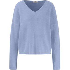 Fynch Hatton Linen Mix Trui Met V-hals