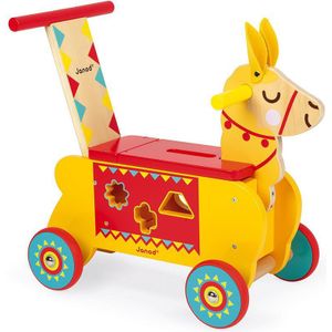 Janod Llama Ride-on Veelkleurig 12 Months-3 Years