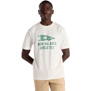 New Balance Varsity Pennant T-shirt Met Korte Mouwen