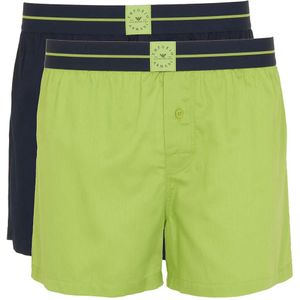 Emporio Armani Logo Label Boxers 2 Eenheden