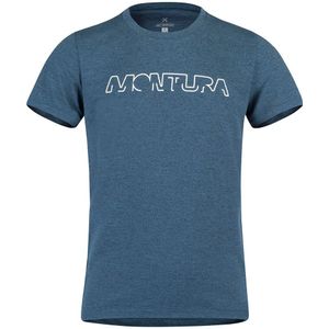 Montura Outdoor Short Sleeve T-shirt Blauw 9-10 Years