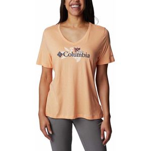 Columbia Bluebird Day™ Relaxed Short Sleeve T-shirt Oranje S Vrouw