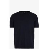 AIX Armani Exchange - Gebreide Trui - Marineblauw - Casual - Korte Mouwen