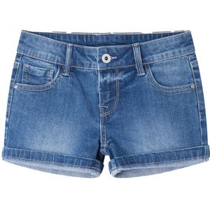 Pepe Jeans Pg800782hk4-000 Foxtail Shorts Blauw 10 Years Meisje