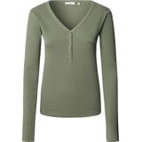 Pepe Jeans - PL5000047 - T-shirt - Beige - Lange Mouwen - Casual - Katoen