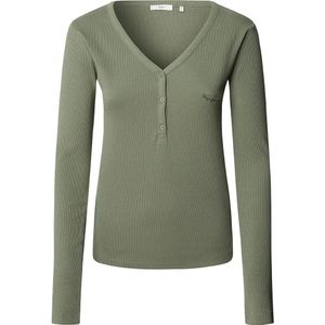 Pepe Jeans - PL5000047 - T-shirt - Beige - Lange Mouwen - Casual - Katoen