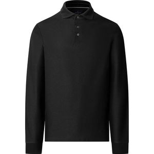 Hackett - HM5500012 - Polo - Donkergroen - Lange Mouwen - Katoen