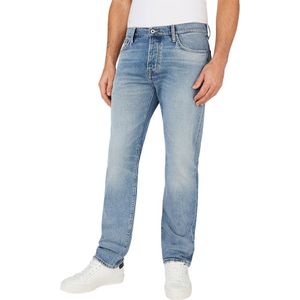Pepe Jeans Straight Fit Jeans Blauw 32 / 30 Man