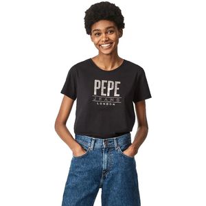 Pepe Jeans Blancas T-shirt Met Korte Mouwen