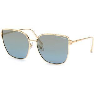 Chopard Schg67m Sunglasses Goud Blue/Mirror Gold / CAT2 Man