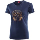 Loeffler Merino-tencel Short Sleeve T-shirt Blauw L Vrouw