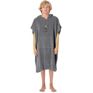 Rip Curl Icons Hooded Towel - Boy Boy Poncho Grijs S