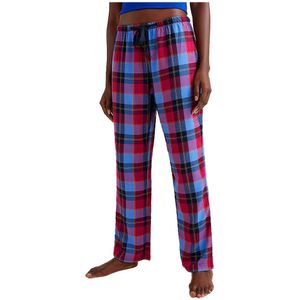 Tommy Hilfiger Flannel Sweat Pants Rood,Blauw XS Vrouw