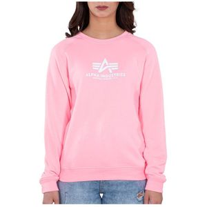 Alpha Industries New Basic Sweater Roze L Vrouw