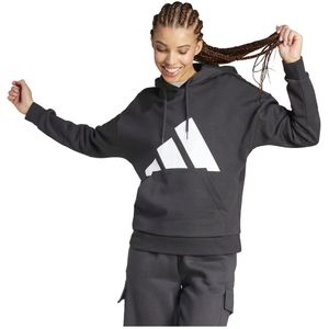 Adidas - Essentials Big Logo - Fleece Hoodie - Grijs - Gemaakt van 70% gerecycled materiaal