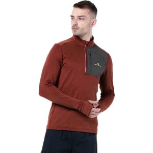 Ronhill Tech Winter Half Rits Lange Mouw T-shirt
