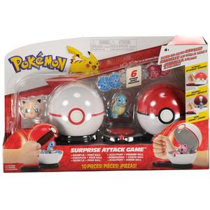 Jazwares Squirtle And Jigglypuff Pokémon Table Games Transparant