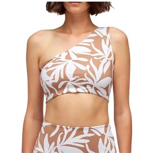 Sundek Bimala Optic Flower One-shoulder Bikinitop
