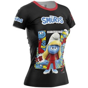 Otso Smurfs Short Sleeve T-shirt Zwart L Vrouw