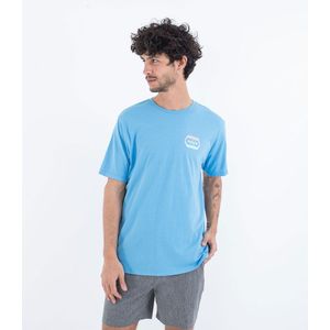 Hurley Everyday Split Short Sleeve T-shirt Blauw S Man