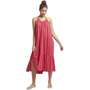 Superdry Vintage Jersey Midi Dress Rood 2XS Vrouw