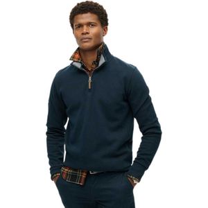 Superdry Core Pique Henley Half Rits Trui