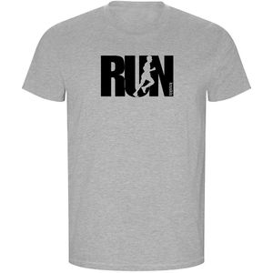 Kruskis Word Run Eco Short Sleeve T-shirt Grijs 2XL Man