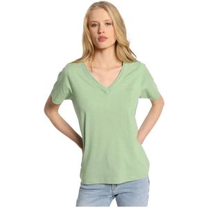 Lois Jeans 10937 T-shirt Met Korte Mouwen En V-hals