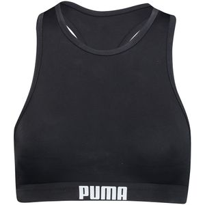 Puma Racerback Bikini Top Zwart S Vrouw