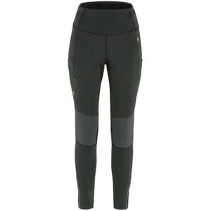 Legging Fjallraven Women Abisko Varm Trekking Tights Black-Iron Grey