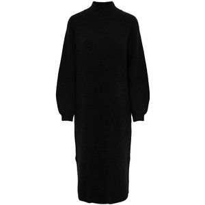 Yas Balis Long Sleeve Long Dress Zwart XL Vrouw