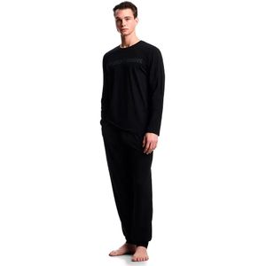 Emporio Armani - EM000616_AF14978 - Pyjama - Zwart - Katoen - Lange Mouwen
