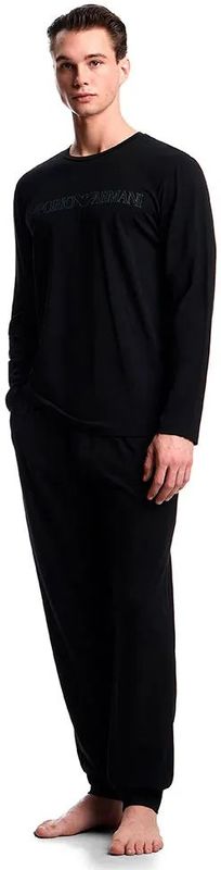 Emporio Armani - EM000616_AF14978 - Pyjama - Zwart - Katoen - Lange Mouwen