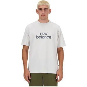 New Balance Relaxed Linear T-shirt Met Korte Mouwen