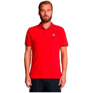 North Sails Logo Korte Mouw Poloshirt