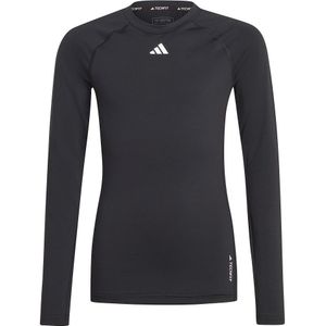 Adidas Aeroready Techfit Long Sleeve T-shirt Zwart 15-16 Years