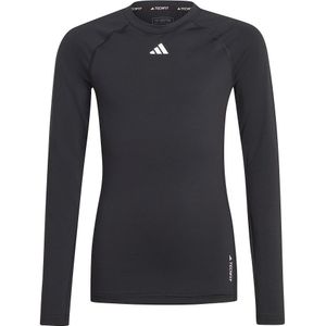 Adidas Aeroready Techfit Long Sleeve T-shirt Zwart 7-8 Years