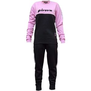 Givova - 100 - Trainingspak - Geborduurd Embleem - Geribbelde Manchetten