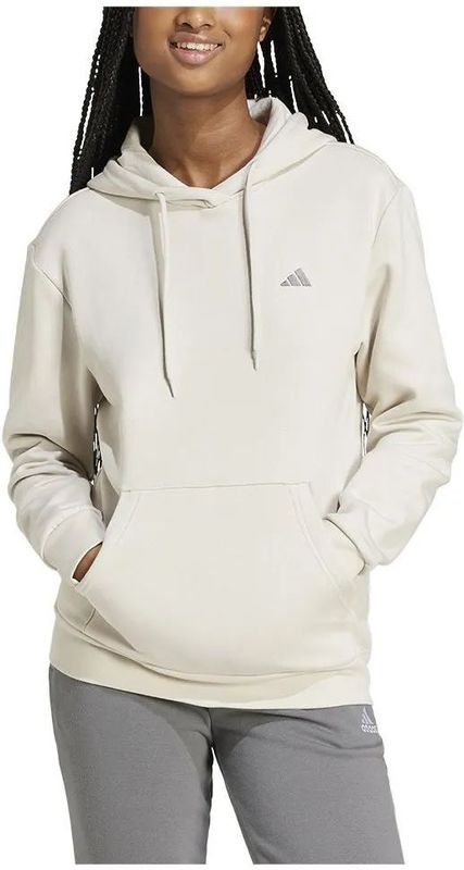 adidas - Essentials - Dames Hoodie - Zwart - Feel Cozy Petit Logo