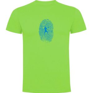 Kruskis Padel Fingerprint Short Sleeve T-shirt Groen M Man