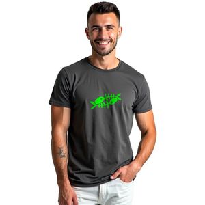 Kruskis Fishbones T-shirt Met Korte Mouwen